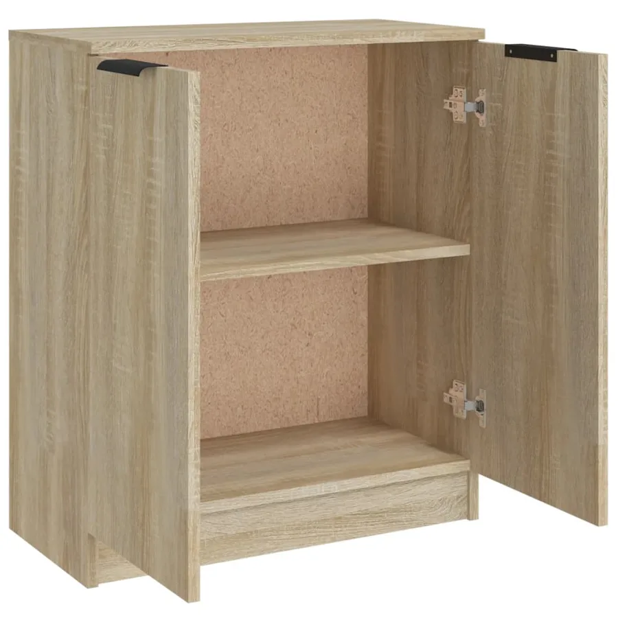 Buffet Chêne sonoma 60x30x70 cm Bois d'ingénierie - 5