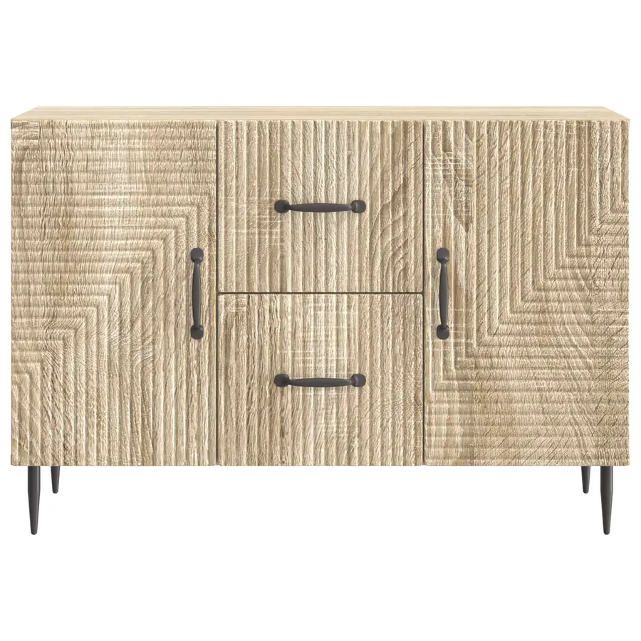 Buffet Chêne Sonoma 89 x 34,5 x 60 cm Bois d'ingénierie - 6
