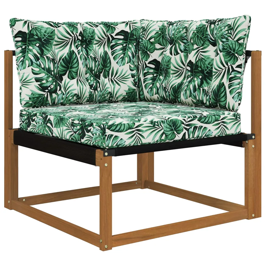 Coussin de canapé d'extérieur Polyester Motif feuille - 3
