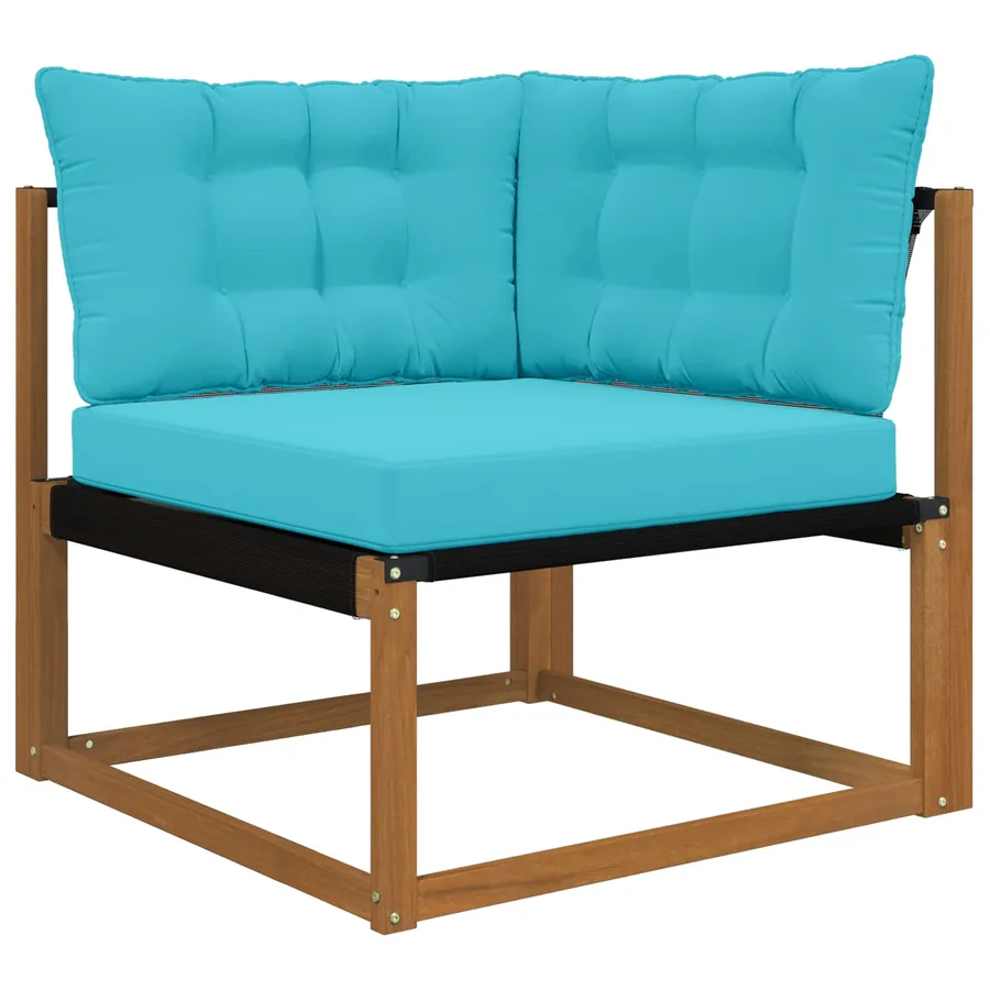 Coussin de canapé d'extérieur Polyester Turquoise - 3