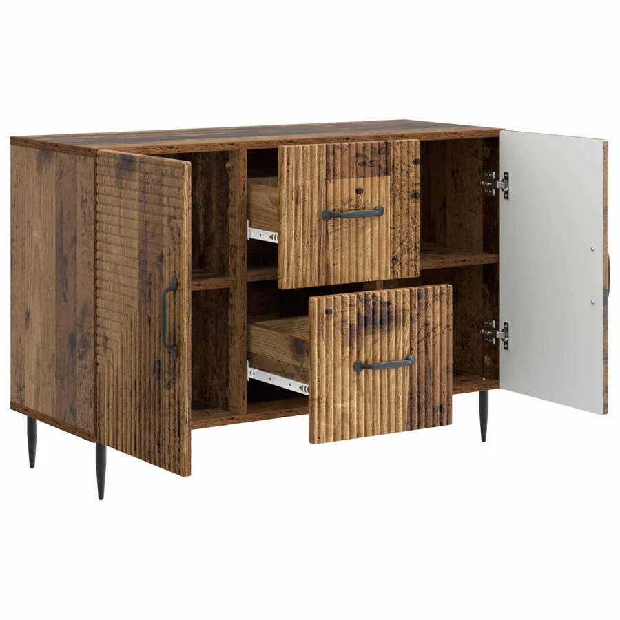 Buffet Bois ancien 89 x 34,5 x 60 cm Bois d'ingénierie - 5