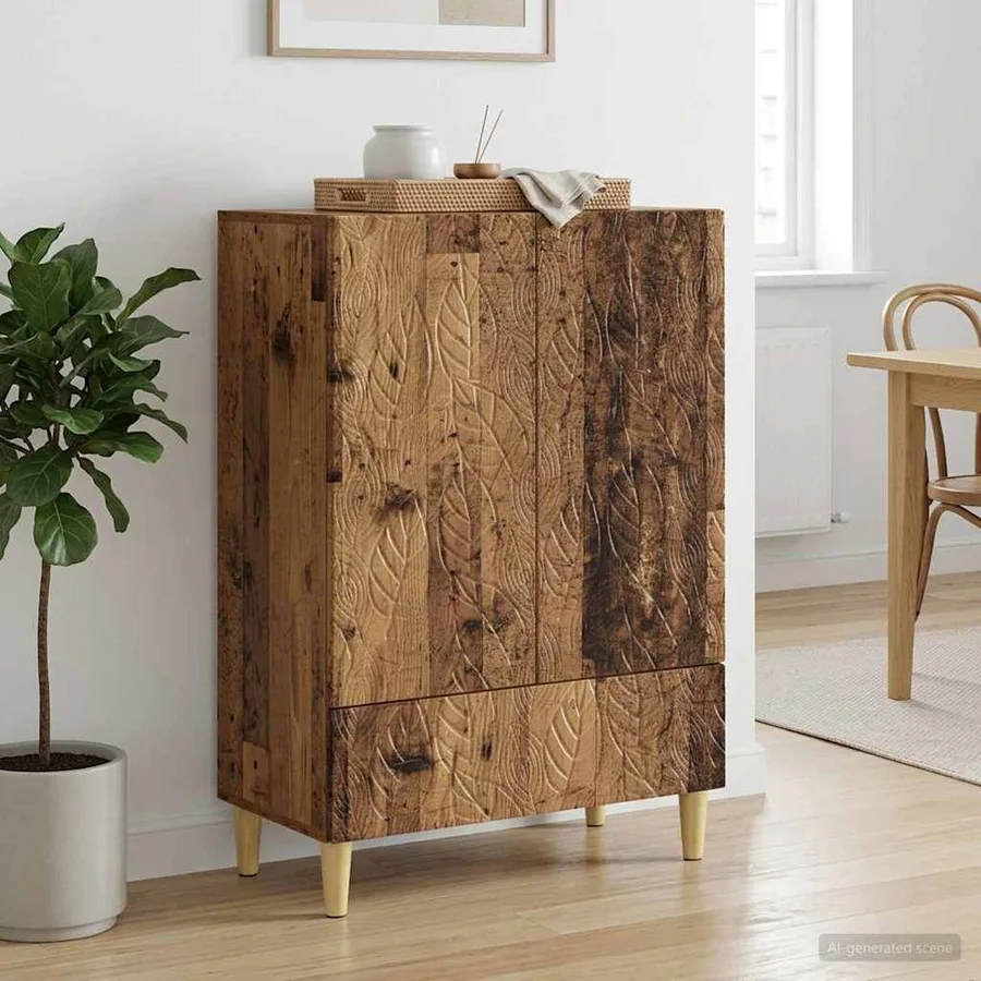 Buffet Bois ancien 66 x 34,5 x 95 cm Bois d'ingénierie - 3