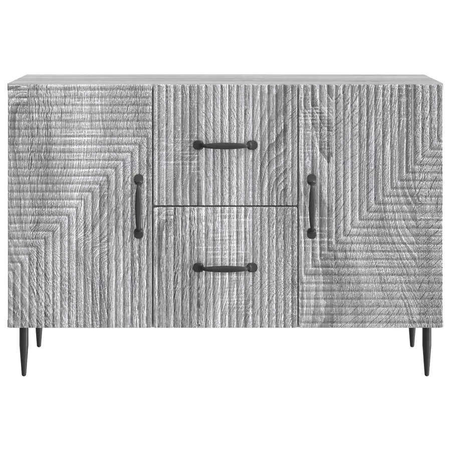 Buffet Sonoma gris 89 x 34,5 x 60 cm Bois d'ingénierie - 6
