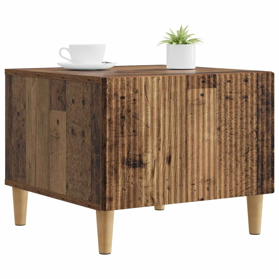 Table basse Bois ancien 49 x 50 x 40 cm Bois d'ingénierie - 3