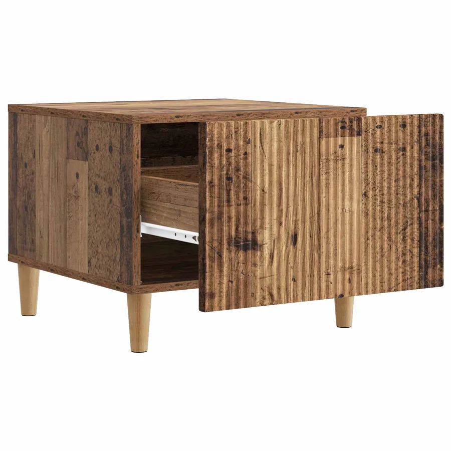 Table basse Bois ancien 49 x 50 x 40 cm Bois d'ingénierie - 4
