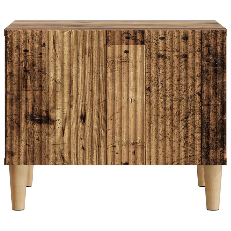Table basse Bois ancien 49 x 50 x 40 cm Bois d'ingénierie - 5