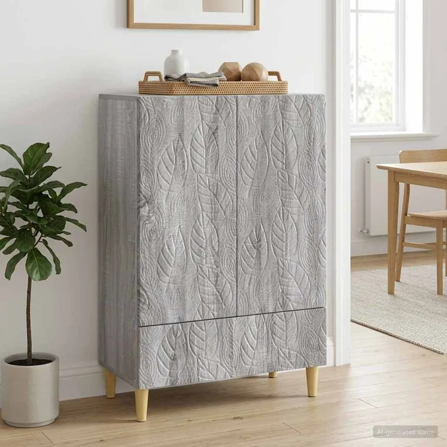 Buffet Sonoma gris 66 x 34,5 x 95 cm Bois d'ingénierie
