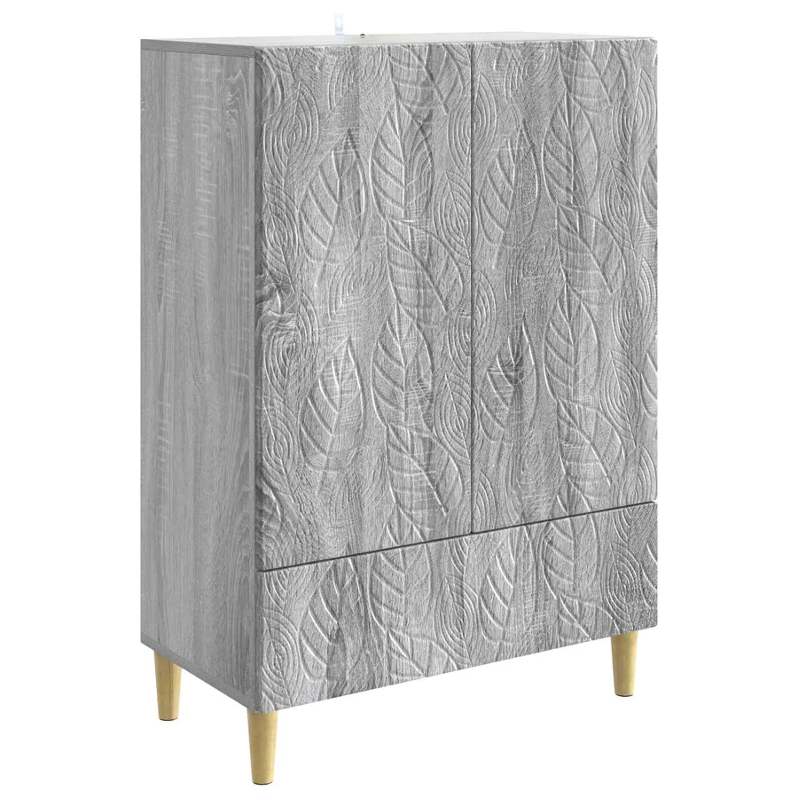 Buffet Sonoma gris 66 x 34,5 x 95 cm Bois d'ingénierie - 2