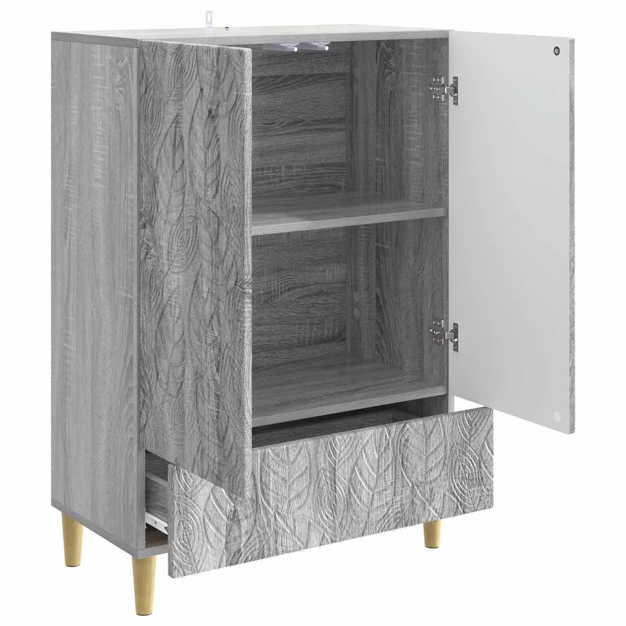 Buffet Sonoma gris 66 x 34,5 x 95 cm Bois d'ingénierie - 4