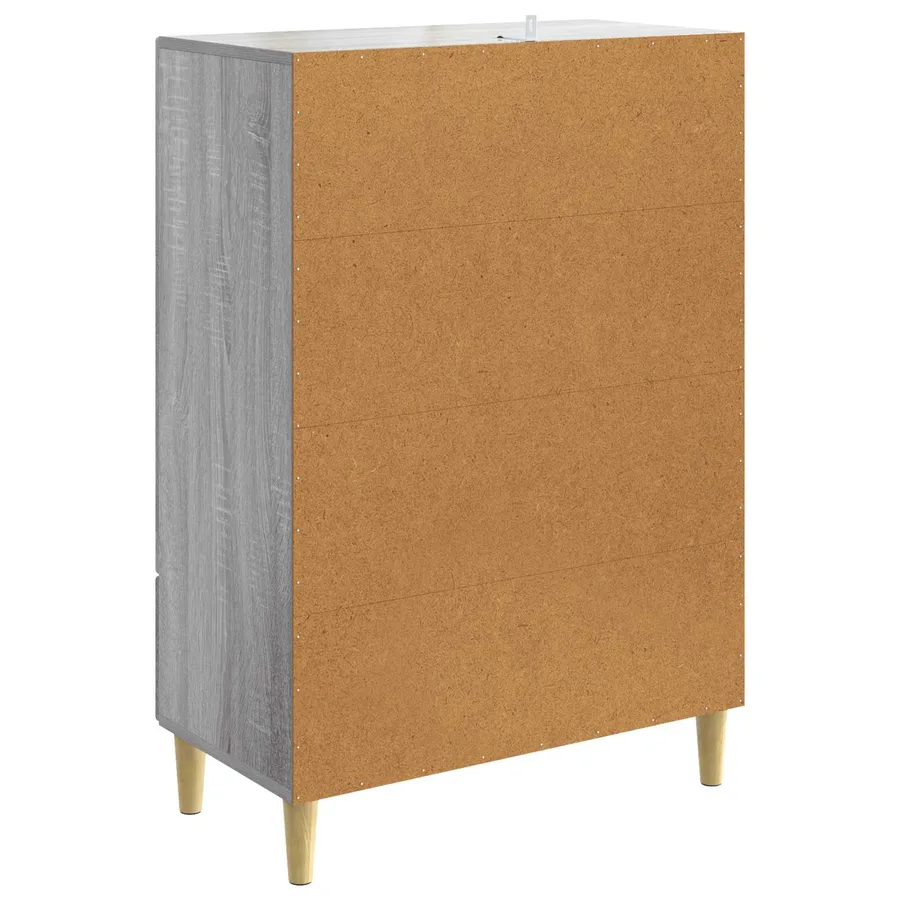 Buffet Sonoma gris 66 x 34,5 x 95 cm Bois d'ingénierie - 7