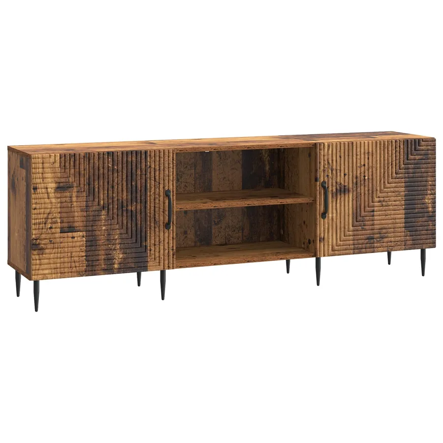 Meuble TV Bois ancien 150 x 31 x 50 cm Bois d'ingénierie - 2