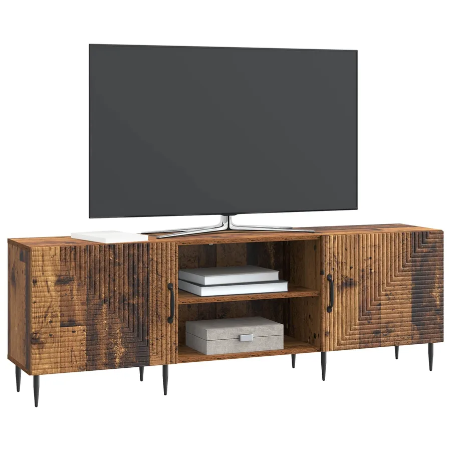 Meuble TV Bois ancien 150 x 31 x 50 cm Bois d'ingénierie - 3