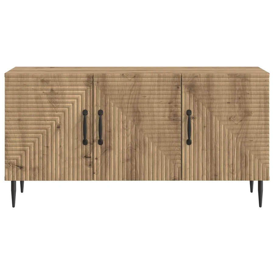 Meuble TV 99 x 34,5 x 50 cm Chêne artisanal Bois d'ingénierie - 6