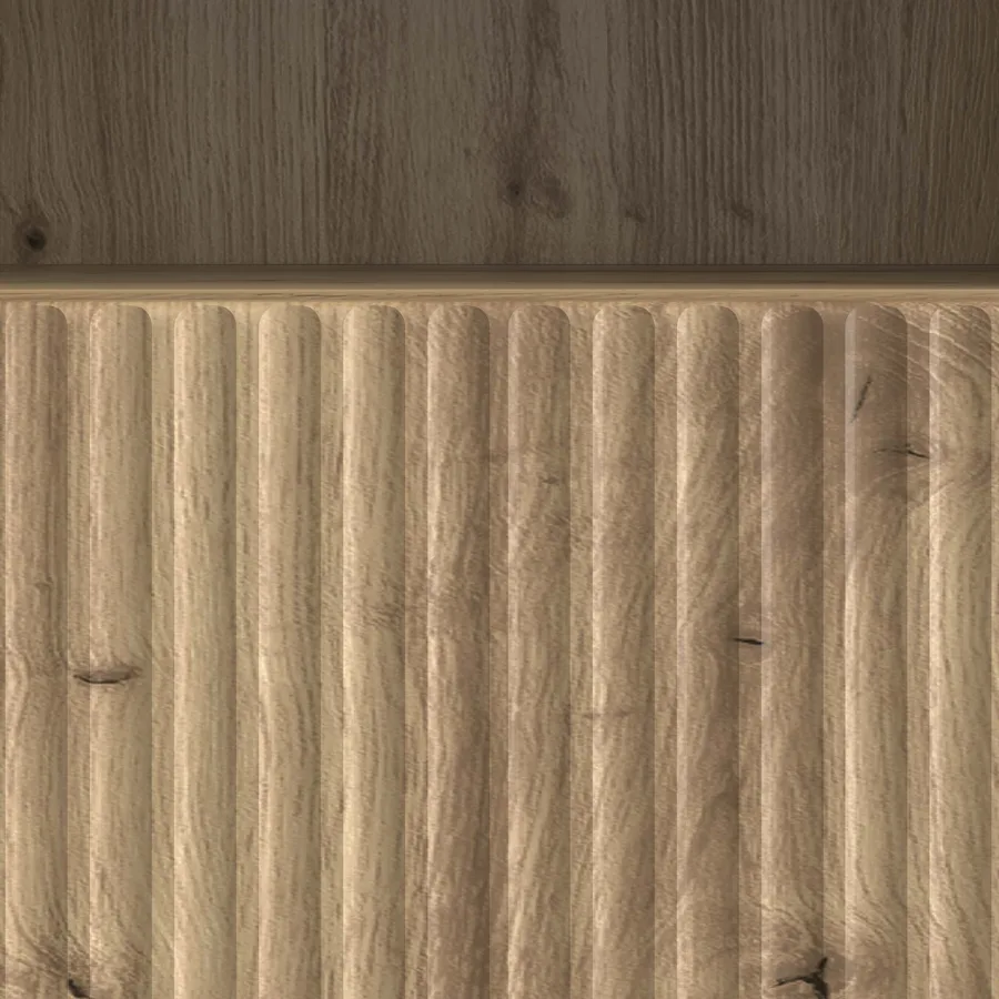 Meuble TV 102 x 34,5 x 50 cm Chêne artisanal Bois d'ingénierie - 8