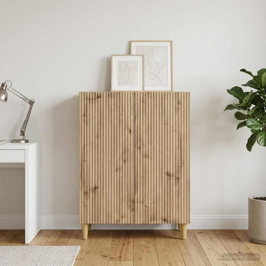 Buffet Chêne artisanal 66 x 34,5 x 90 cm Bois d'ingénierie