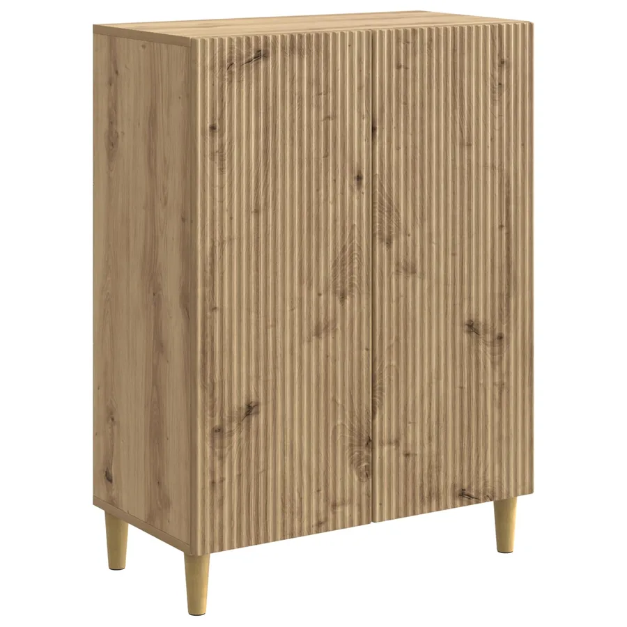 Buffet Chêne artisanal 66 x 34,5 x 90 cm Bois d'ingénierie - 2