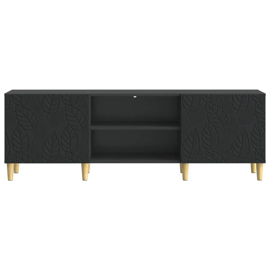 Meuble TV 150 x 31 x 50 cm Noir Bois d'ingénierie - 5