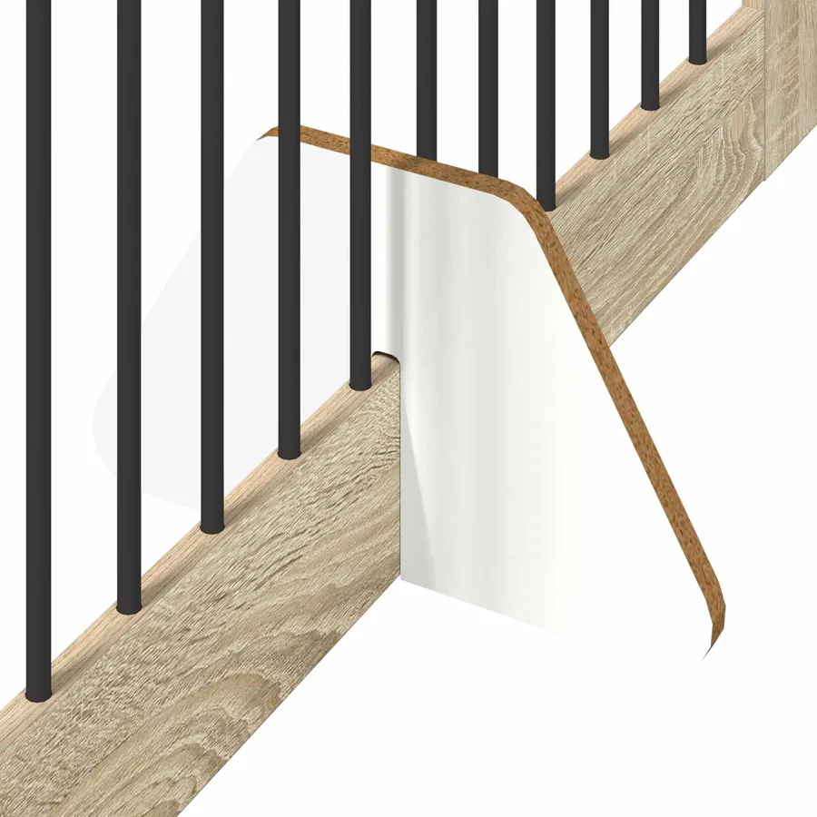 Porte de chien pliable avec supports 4 pcs Chêne Sonoma 401 cm - 5