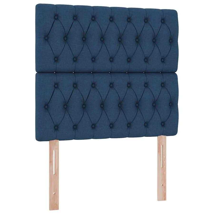 Lit de rangement LED avec matelas Bleu 90 x 200 cm Tissu - 8