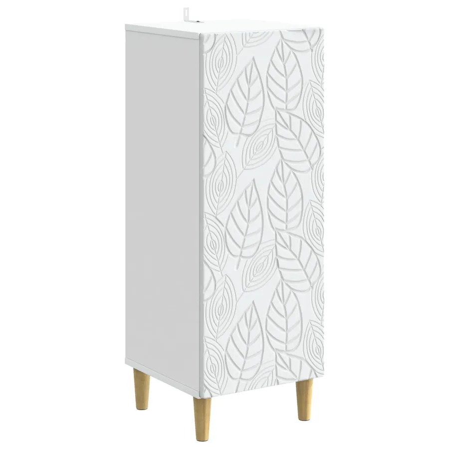 Buffet Blanc 33 x 34,5 x 90 cm Bois d'ingénierie - 2