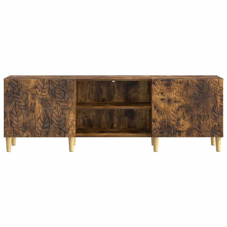 Meuble TV 150 x 31 x 50 cm Chêne fumé Bois d'ingénierie - 5
