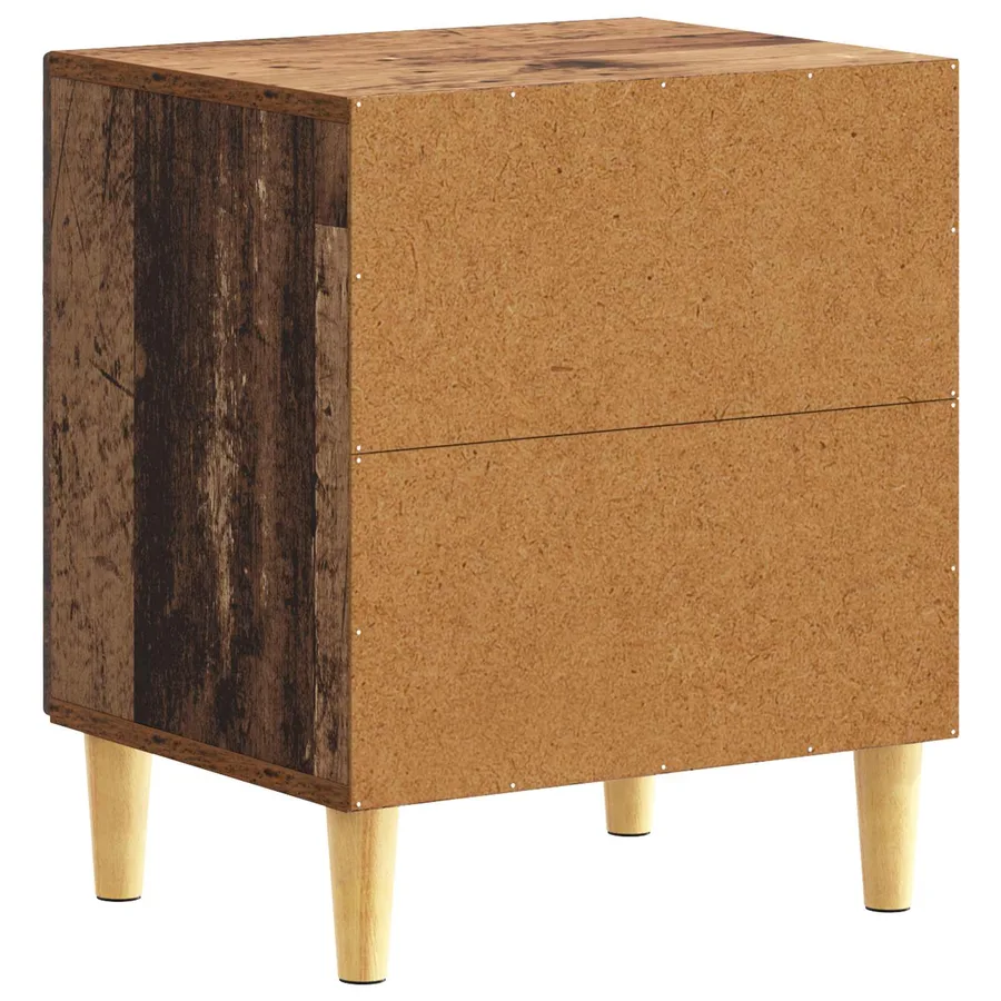 Table de chevet Bois ancien 43 x 34,5 x 50 cm Bois d'ingénierie - 6