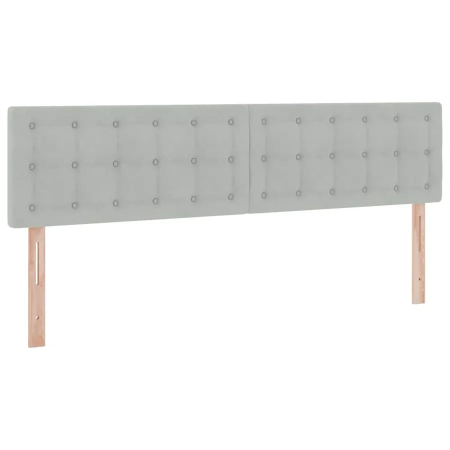 Lit de rangement LED avec matelas Gris clair 200 x 200 cm - 10