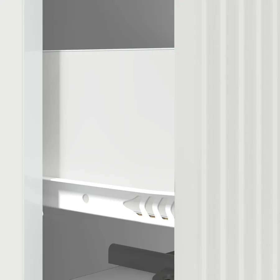 Armoire à tiroirs Blanc brillant 33 x 34,5 x 90 cm - 8
