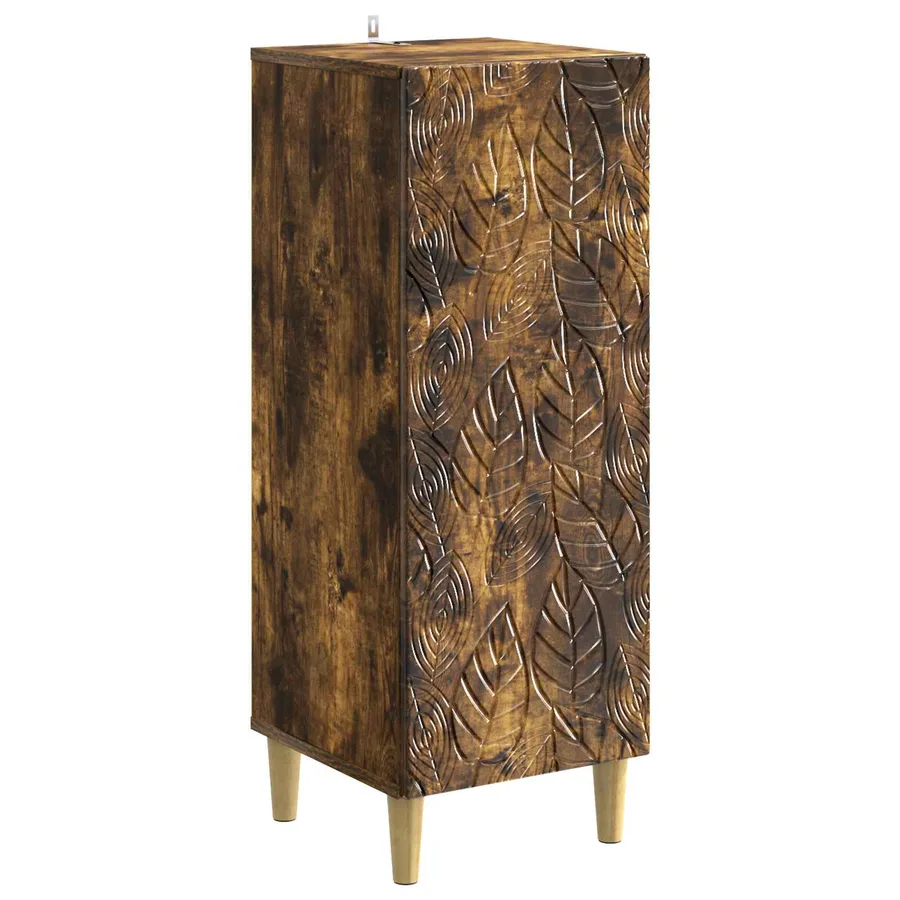 Buffet Chêne fumé 33 x 34,5 x 90 cm Bois d'ingénierie - 2