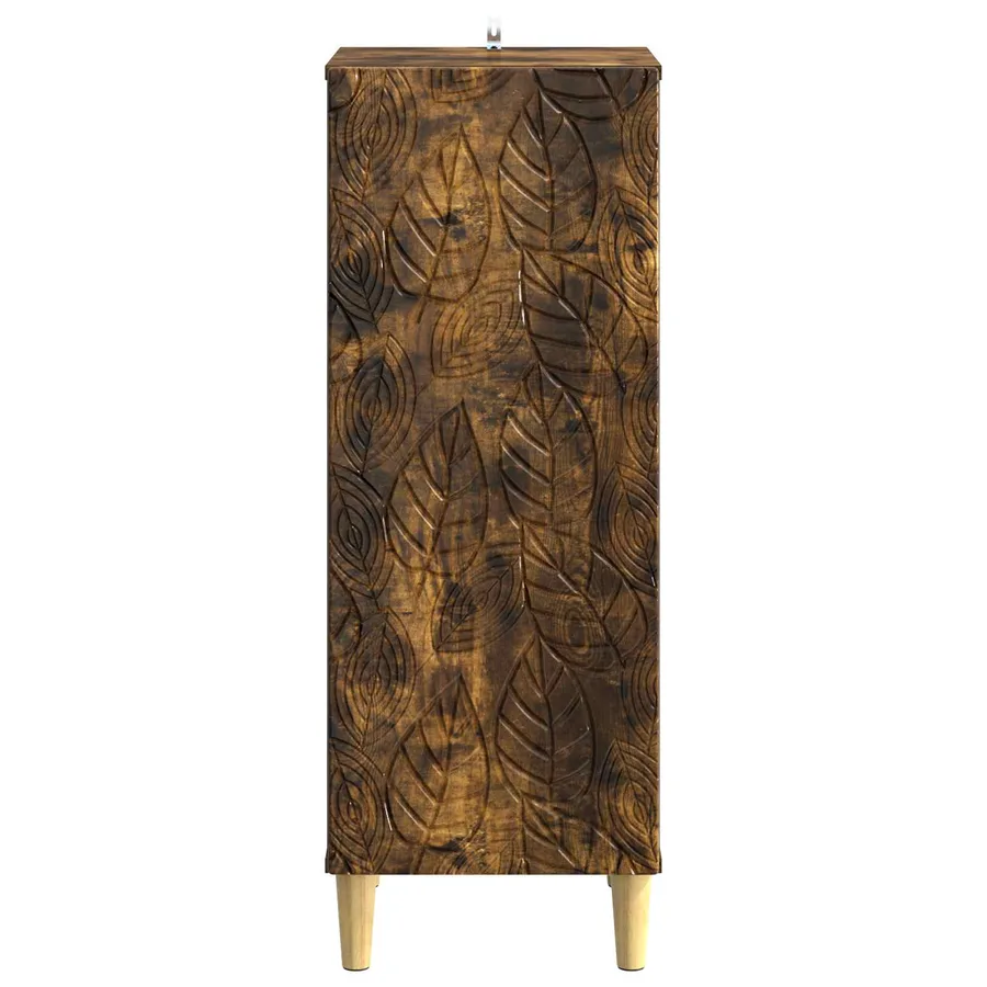 Buffet Chêne fumé 33 x 34,5 x 90 cm Bois d'ingénierie - 5