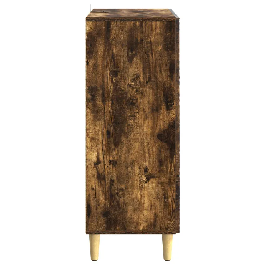 Buffet Chêne fumé 33 x 34,5 x 90 cm Bois d'ingénierie - 6