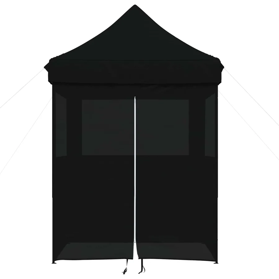 Tente de fête Noir 200 x 200 x 306 cm Tissu Oxford - 4