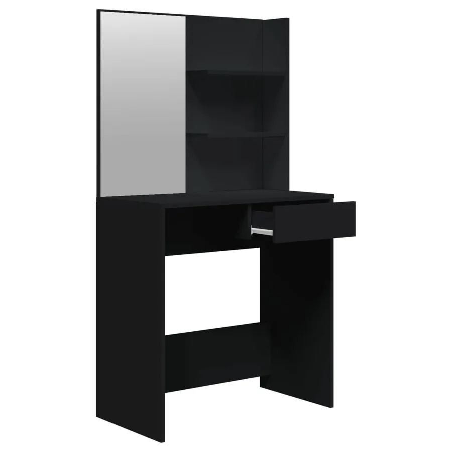 Ensemble de coiffeuse noir 74,5x40x141 cm - 5
