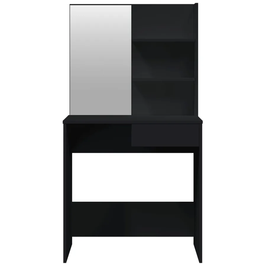 Ensemble de coiffeuse noir 74,5x40x141 cm - 6