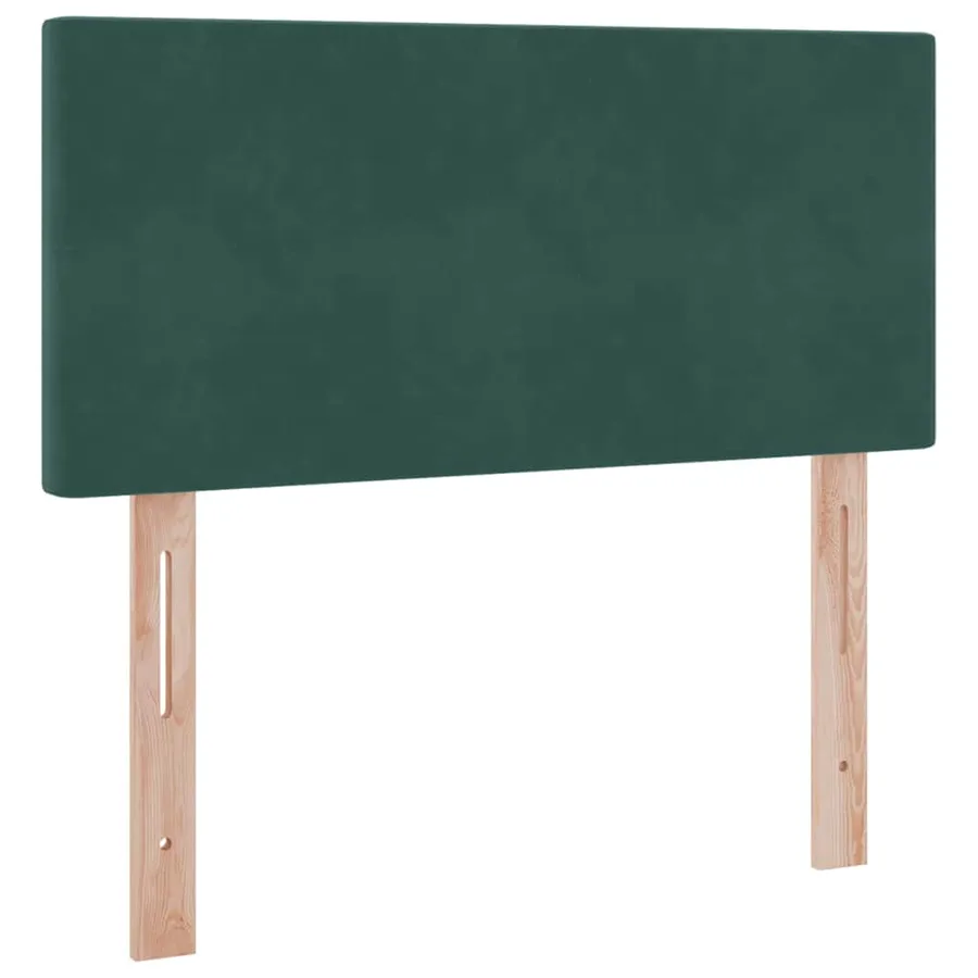 Lit de Rangement avec matelas Vert foncé 90 x 200 cm Velours - 9