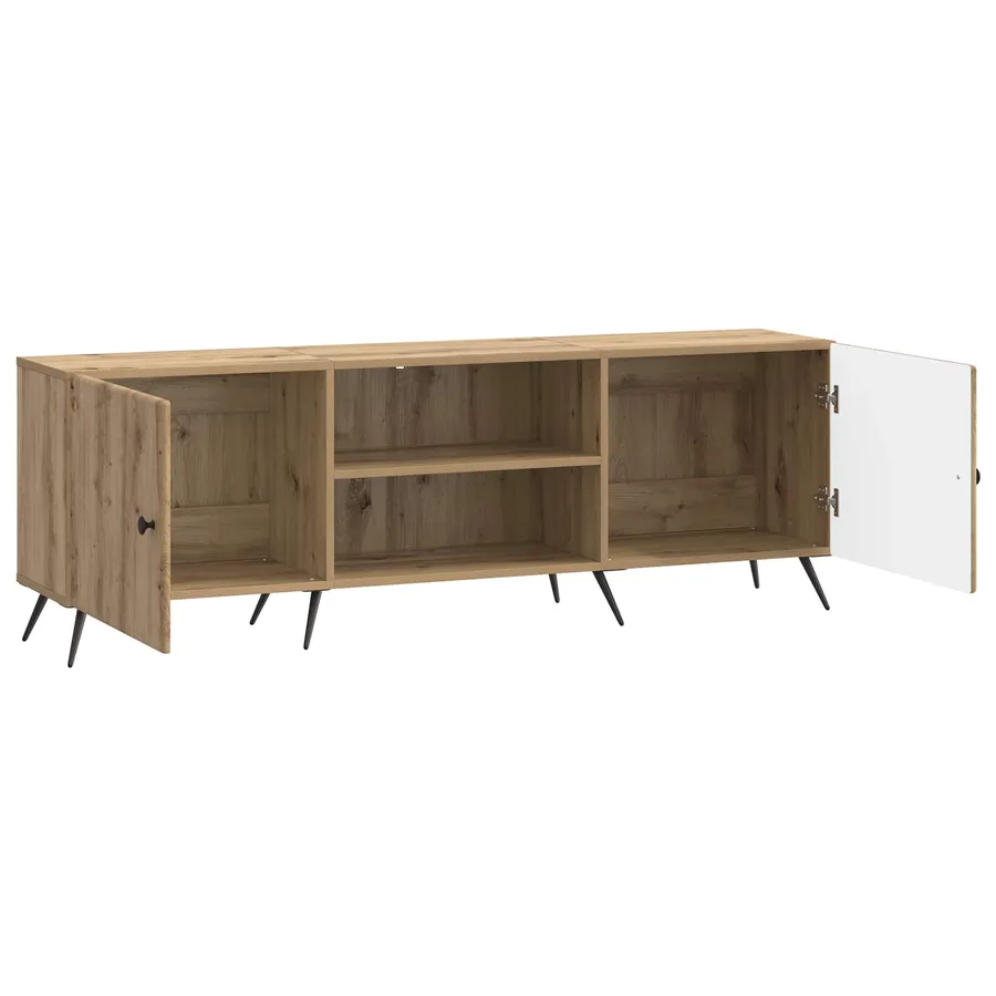 Meuble TV 150 x 31 x 50 cm Chêne artisanal Bois d'ingénierie - 5