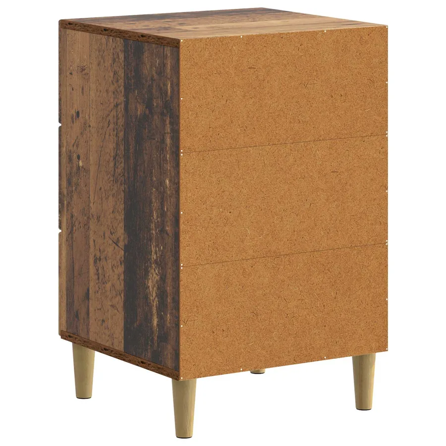 Cabinet de chevet avec tiroir Bois ancien 43 x 41 x 66,5 cm - 7