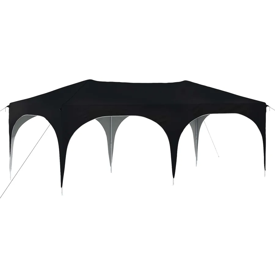 Tente de fête pop-up 575 x 288 x 245 cm Anthracite Tissu Oxford - 2