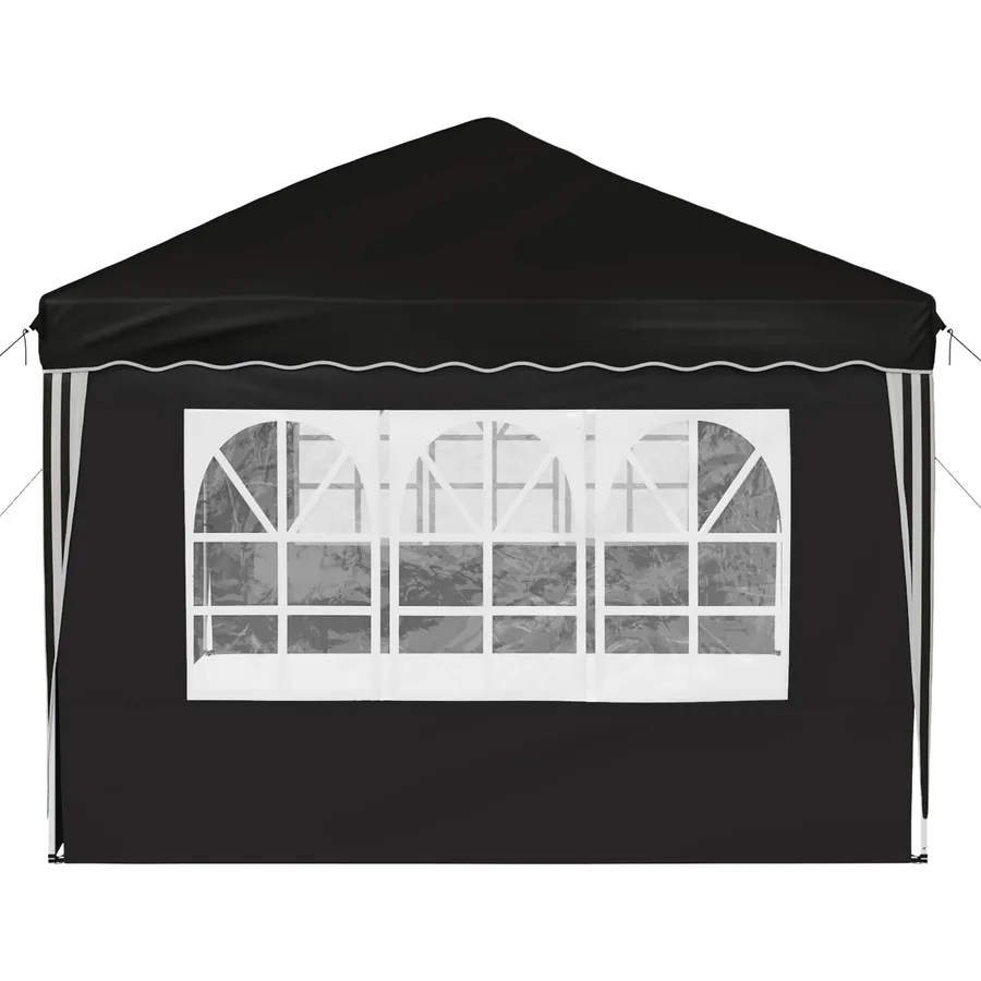 Tente de fête pop-up 575 x 289 x 245 cm Noir - 6