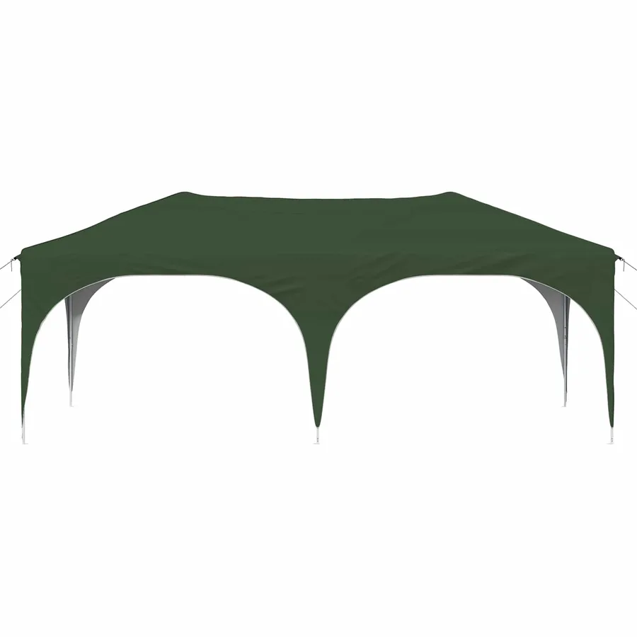 Tente de fête pop-up 575 x 288 x 245 cm Vert Tissu Oxford - 5