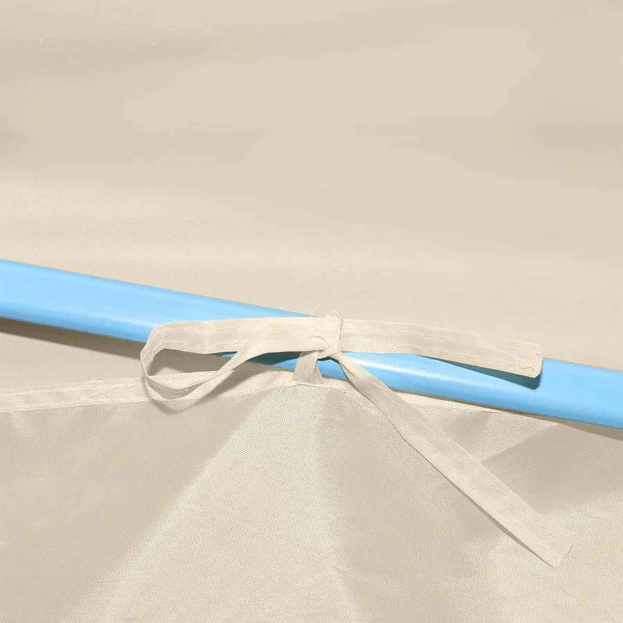 Tente de fête Crème 200 x 200 x 315 cm Tissu Oxford - 10