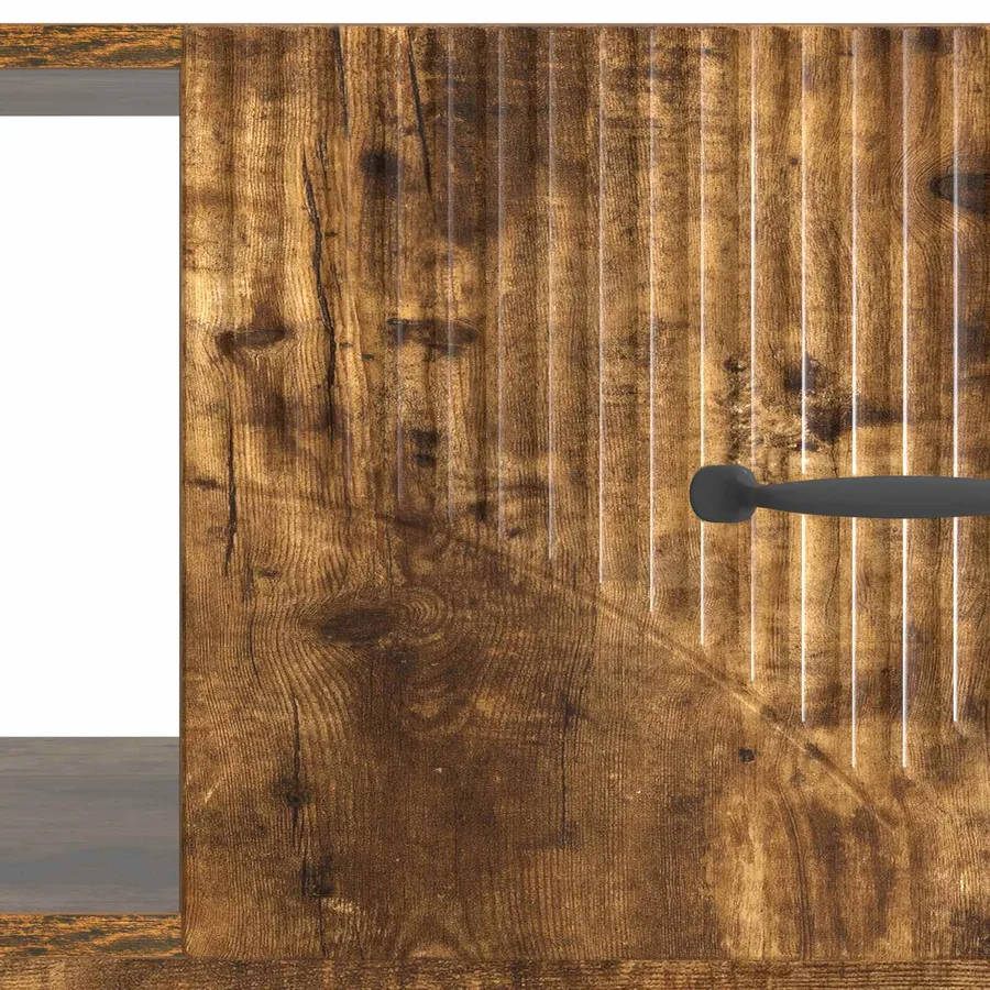 Table basse Chêne fumé 90 x 50 x 37 cm Bois d'ingénierie - 9