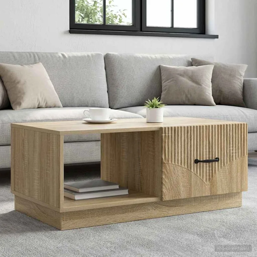 Table basse Chêne Sonoma 90 x 50 x 37 cm Bois d'ingénierie