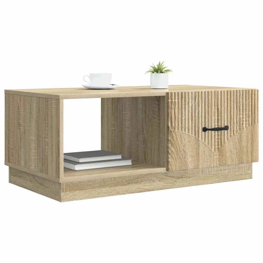 Table basse Chêne Sonoma 90 x 50 x 37 cm Bois d'ingénierie - 3