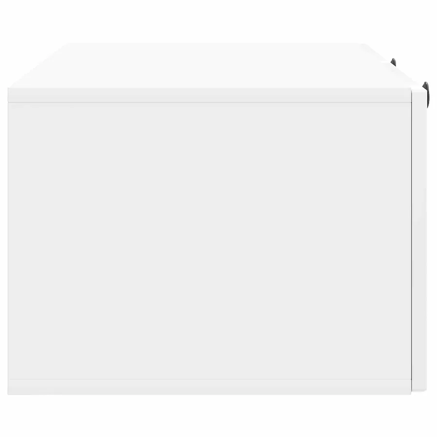 Meuble TV mural Montage mural Blanc brillant 98 x 41 x 30 cm - 7