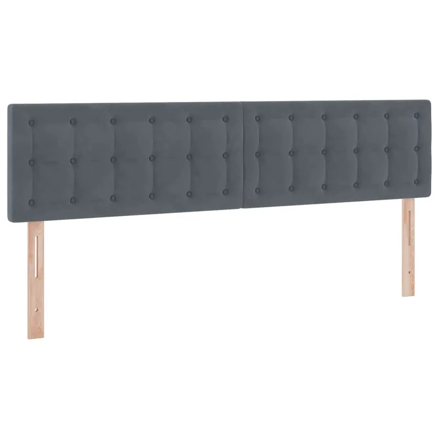 Lit de Rangement avec matelas Gris foncé 100 x 200 cm - 9