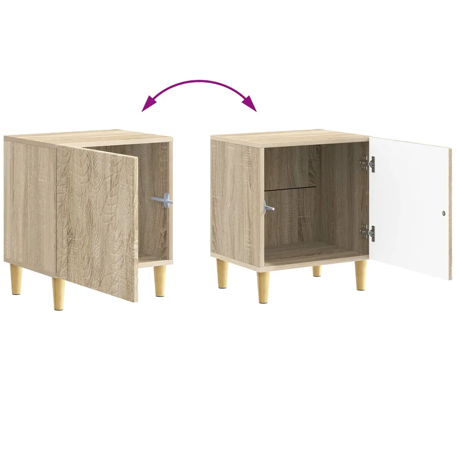 Table de chevet Chêne Sonoma 43 x 34,5 x 50 cm - 9