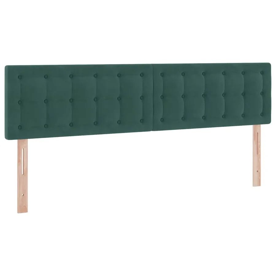 Lit de Rangement avec matelas Vert foncé 100 x 200 cm - 9
