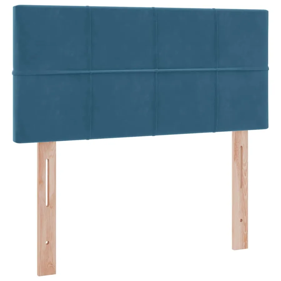 Lit de rangement LED avec matelas Bleu foncé 100 x 200 cm - 10