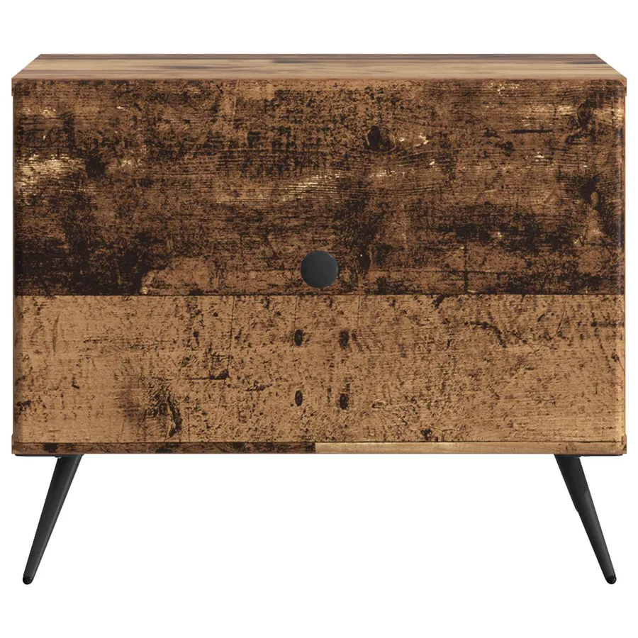 Table basse Bois ancien 49 x 50 x 40 cm Bois d'ingénierie - 5